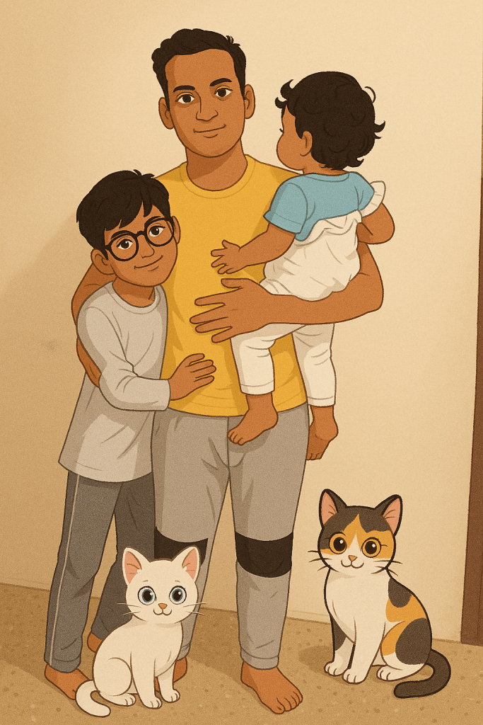 सेवक बाळासोबत