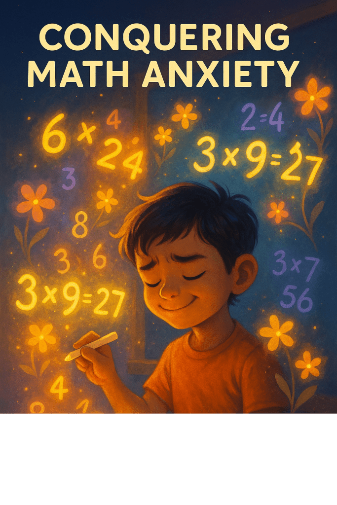 Confident Kid Learning Math